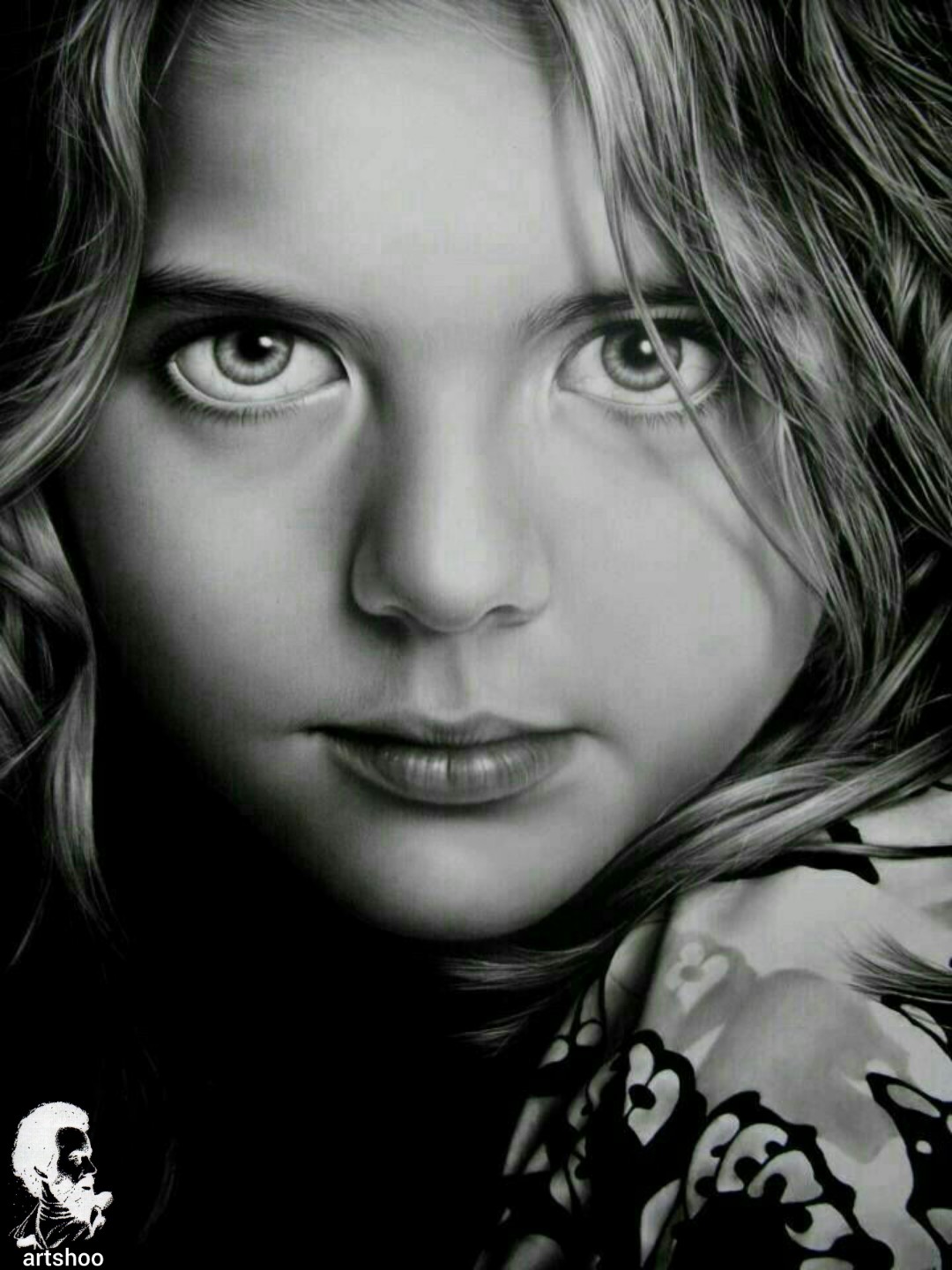 مدل کودک سیاه قلم